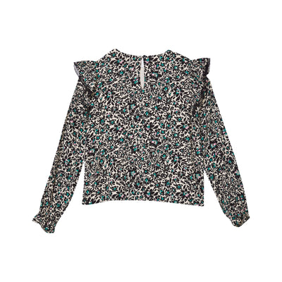 Blusa Bambina a fiori ecosostenibile