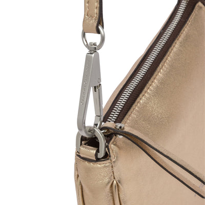 Women's Gold Bag with removable handle