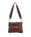 Borsa Donna Agnese, in pelle decorata con borchie