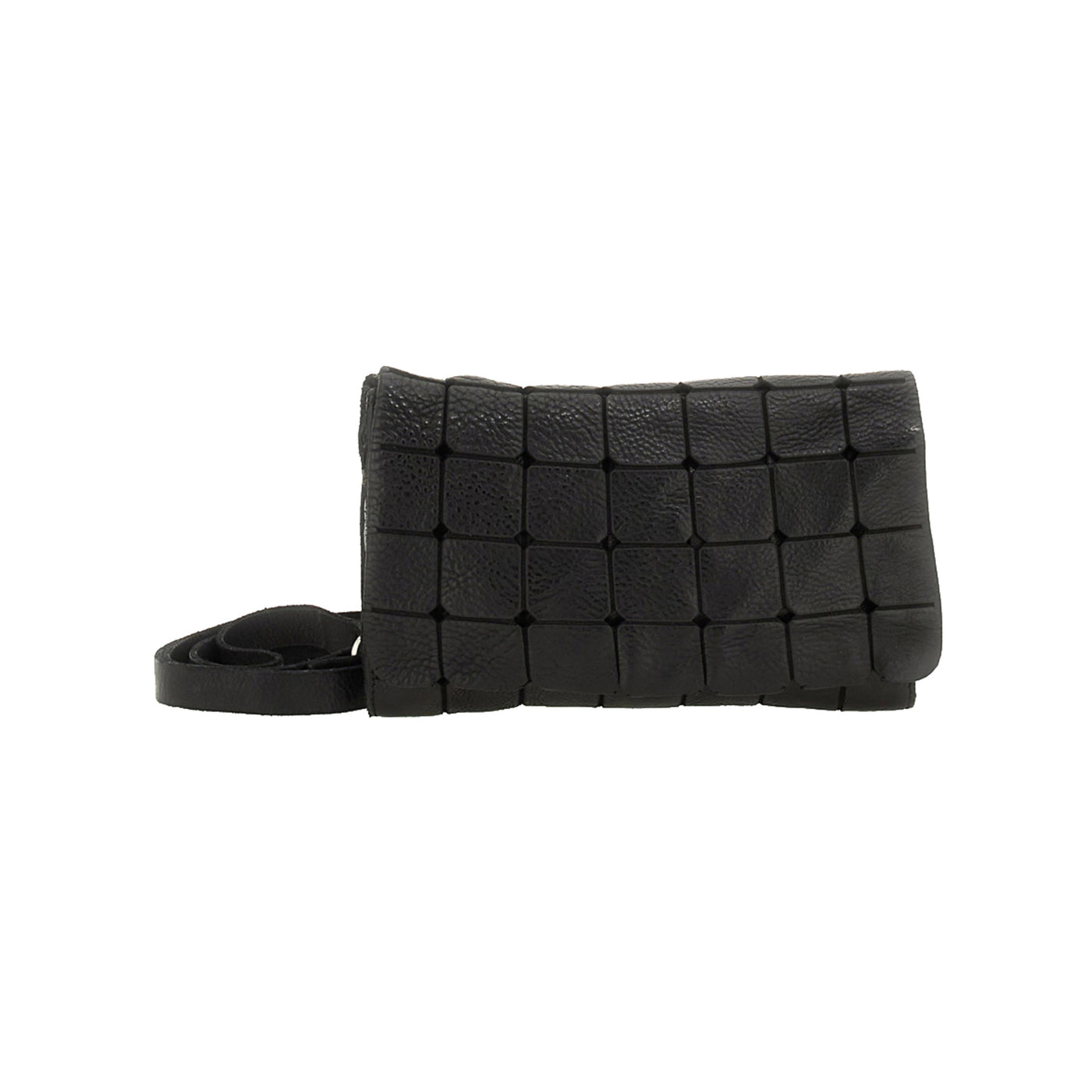 Borsa a tracolla Acacia motivo laser Nero