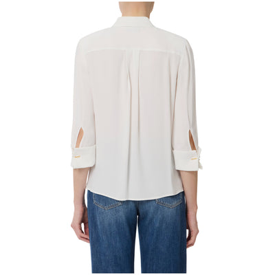 Acquista subito la Camicia Donna, in viscosa, spalline imbottite, maniche a tre quarti e dettagli metallo in oro, firmata Elisabetta Franchi su Old England: vieni a scoprire tutta la collezione sul nostro sito