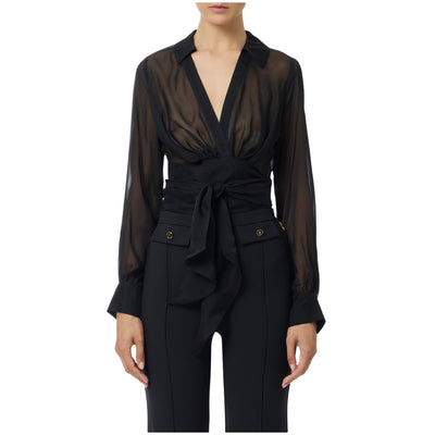 Acquista subito la Camicia Donna, in pura seta con polsi con gemelli e collo con scollo a V incrociato firmata Elisabetta Franchi su Old England: vieni a scoprire tutta la collezione sul nostro sito