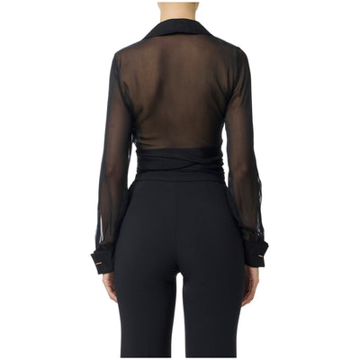 Acquista subito la Camicia Donna, in pura seta con polsi con gemelli e collo con scollo a V incrociato firmata Elisabetta Franchi su Old England: vieni a scoprire tutta la collezione sul nostro sito