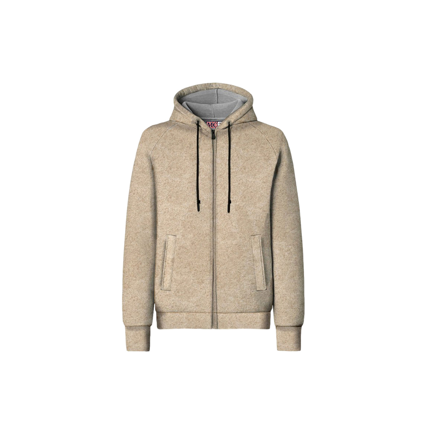 Felpa Uomo in tessuto scuba Beige