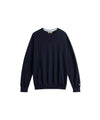 Maglione girocollo Uomo in puro cotone Blu