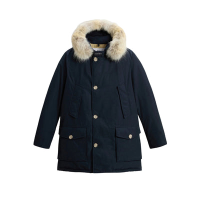 Parka Uomo Arctic Blu con pelliccia rimovibile