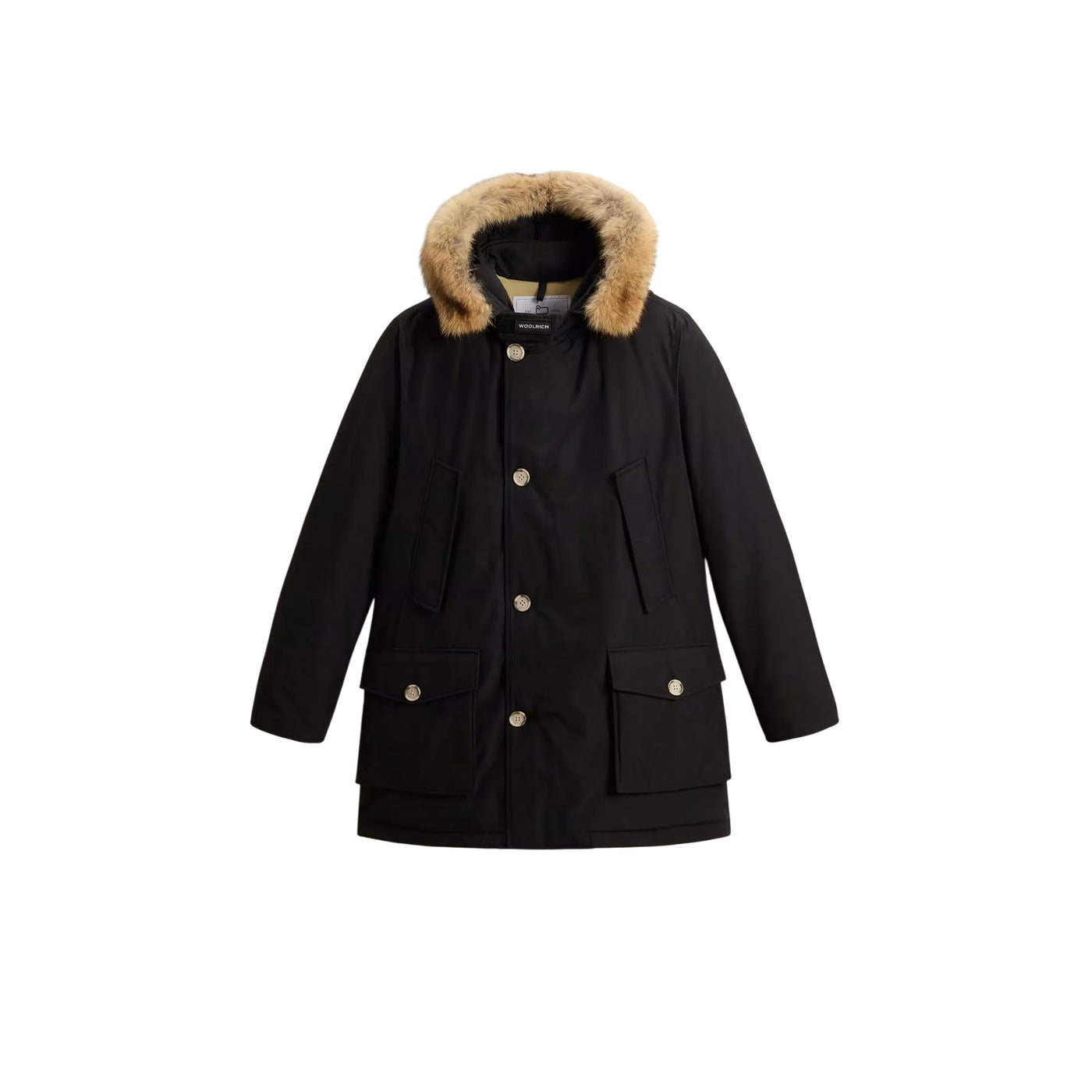Parka Uomo Arctic Nero con pelliccia rimovibile
