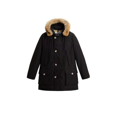 Parka Uomo Arctic Nero con pelliccia rimovibile