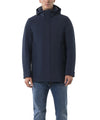 Parka Uomo Barrow Blu, dall'effetto opaco