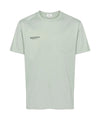 T-shirt Uomo Verde con taschino e stampa logo frontale