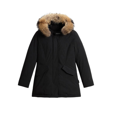 Parka Donna Arctic in Urban Touch Nero con pelliccia