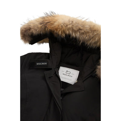 Parka Donna Arctic in Urban Touch Nero con pelliccia dettaglio 
