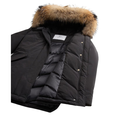 Parka Donna Arctic in Urban Touch Nero con pelliccia interno