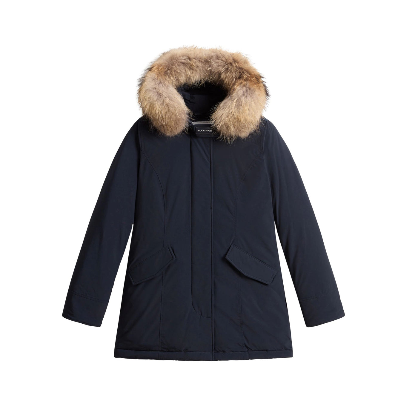 Parka Donna Arctic in Urban Touch Blu con pelliccia