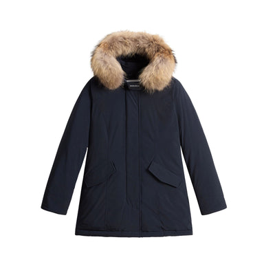 Parka Donna Arctic in Urban Touch Blu con pelliccia