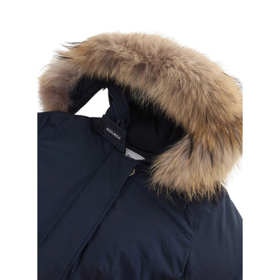 Parka Donna Arctic in Urban Touch Blu con pelliccia dettaglio pelliccia