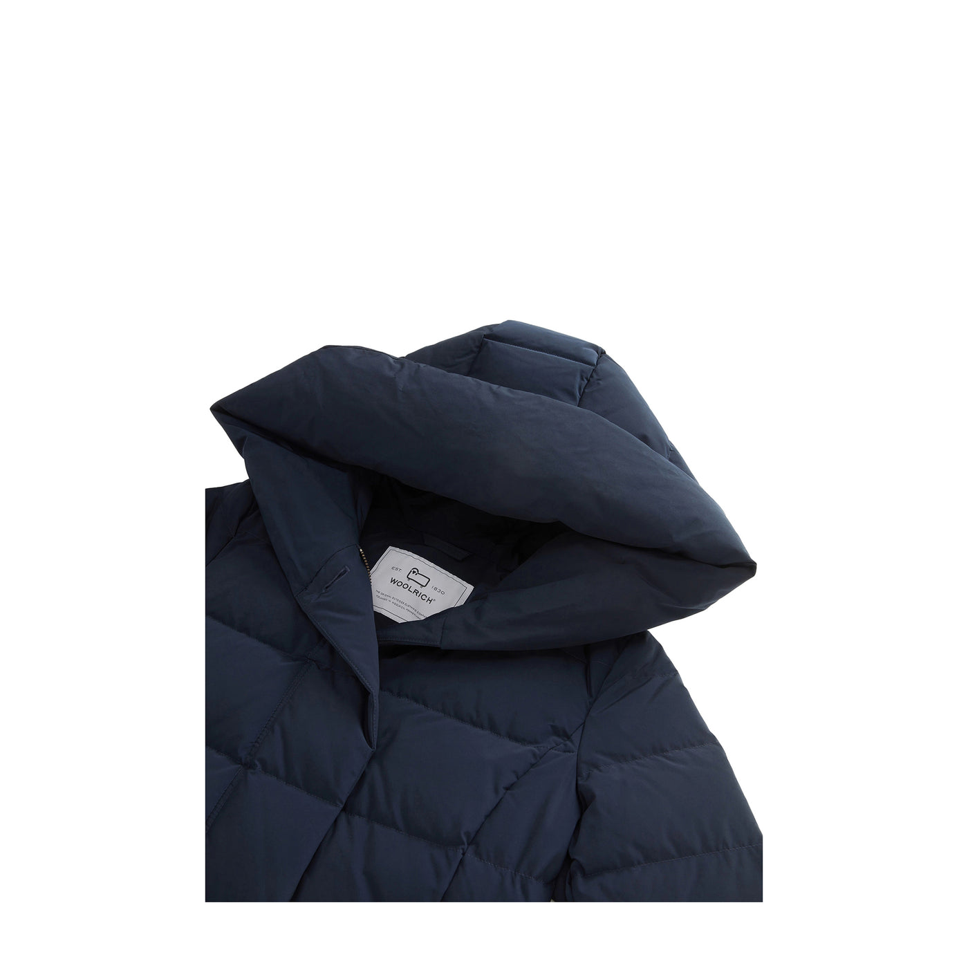 Parka Donna in Urban Touch Puffy Prescott Blu dettaglio cappuccio