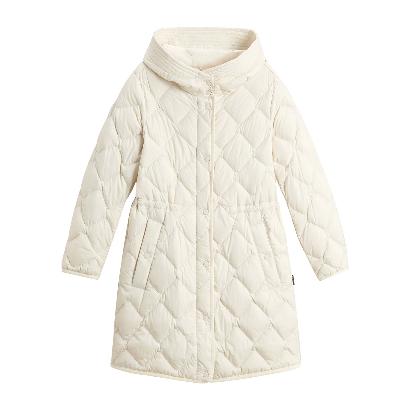 Parka Donna Heritage in microfibra Bianco