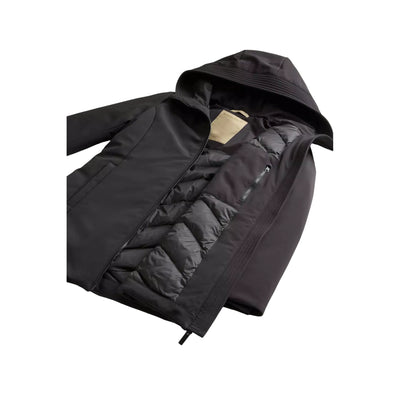 Firth Parka Donna in Tech Softshell Nero interno