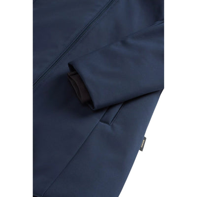 Firth Parka Donna in Tech Softshell Blu dettaglio polsino