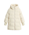Piumino Donna Cloud in nylon elasticizzato Crema