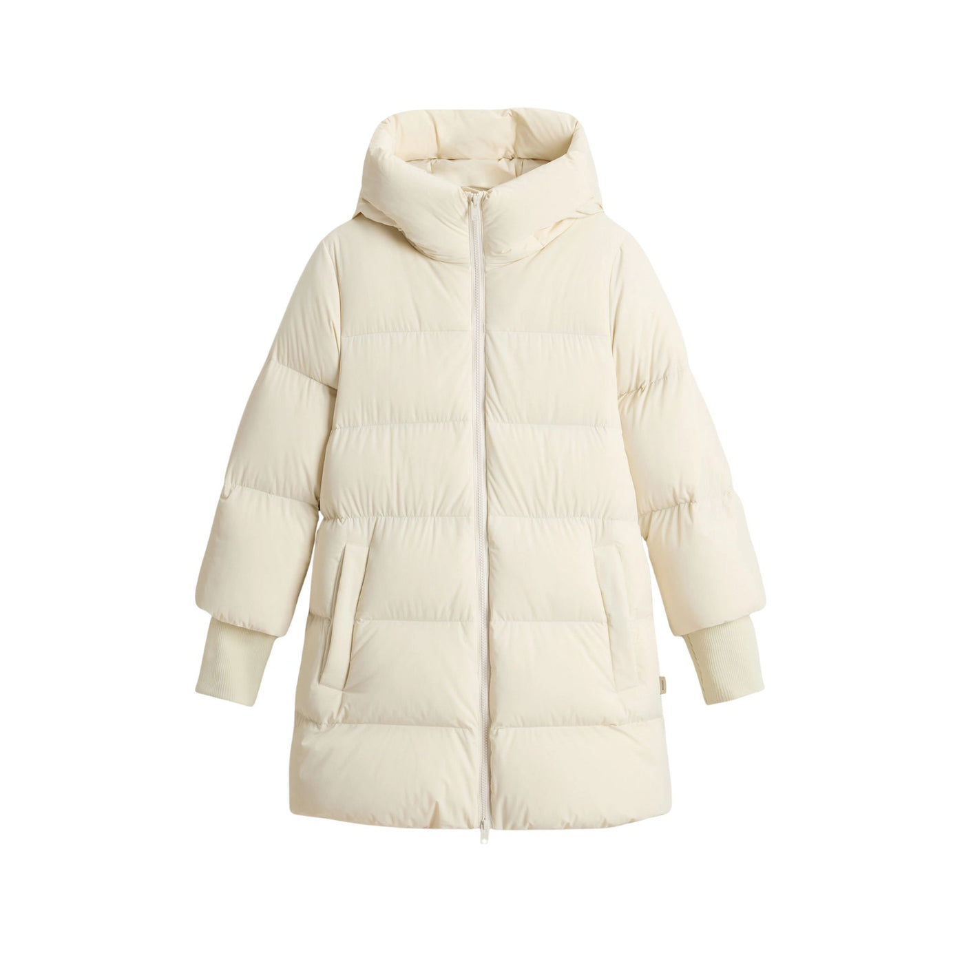 Piumino Donna Cloud in nylon elasticizzato Crema
