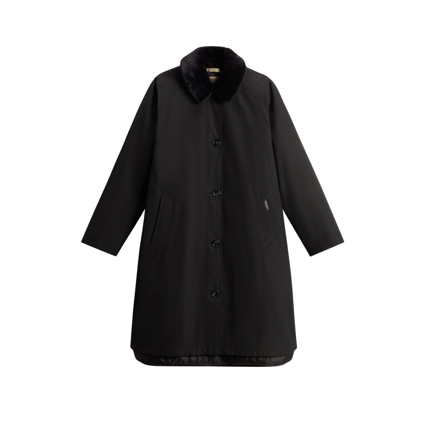 Cappotto Donna 3 in 1 in Ramar Cloth Nero
