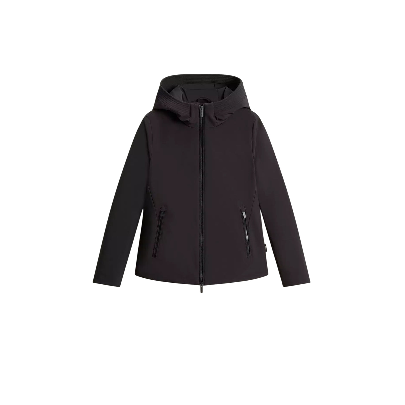 Parka Donna corto in Tech Softshell Nero