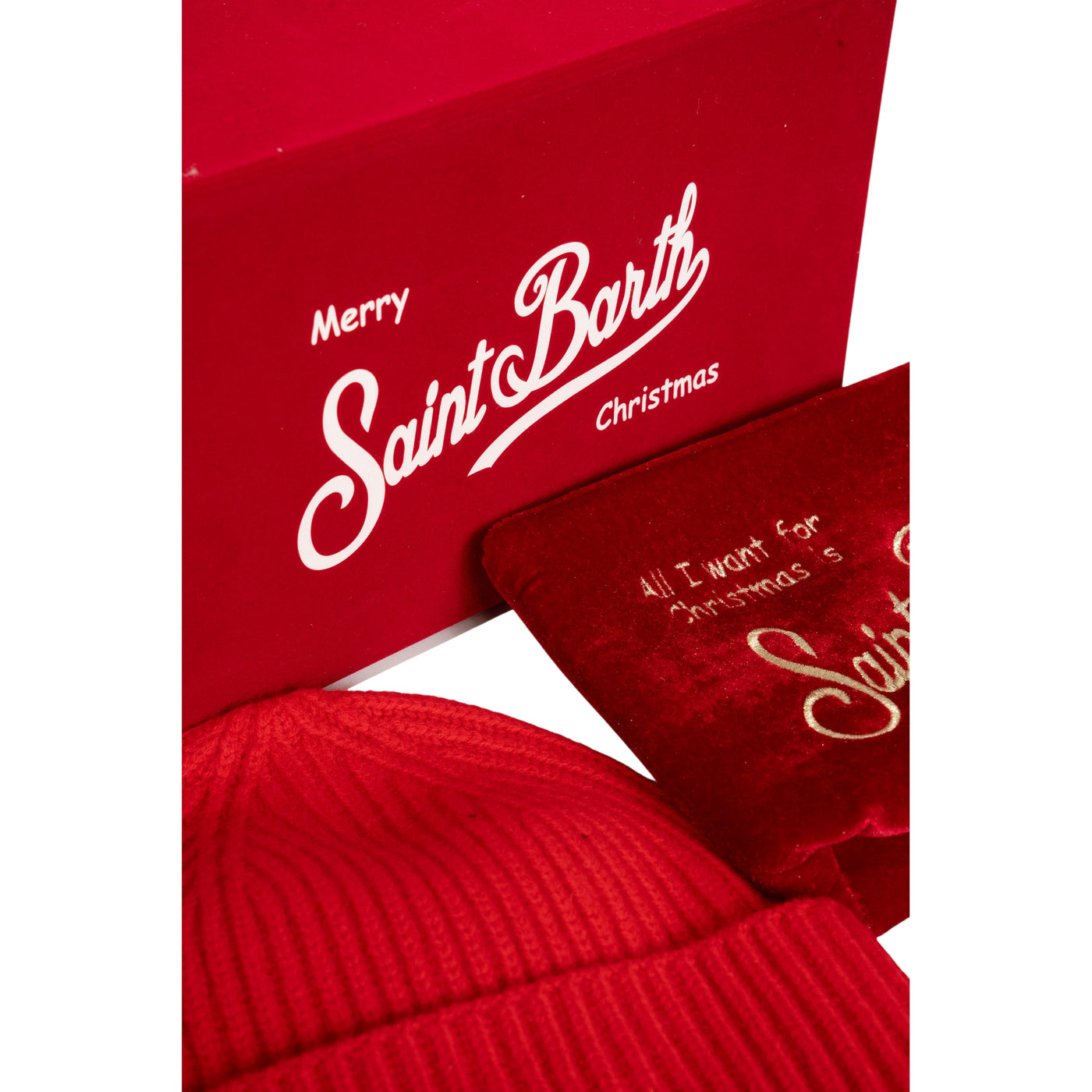 Christmas Box Donna, con cappello in lana e pochette in velluto