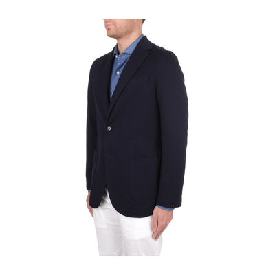 Men's jacket with double rear vent