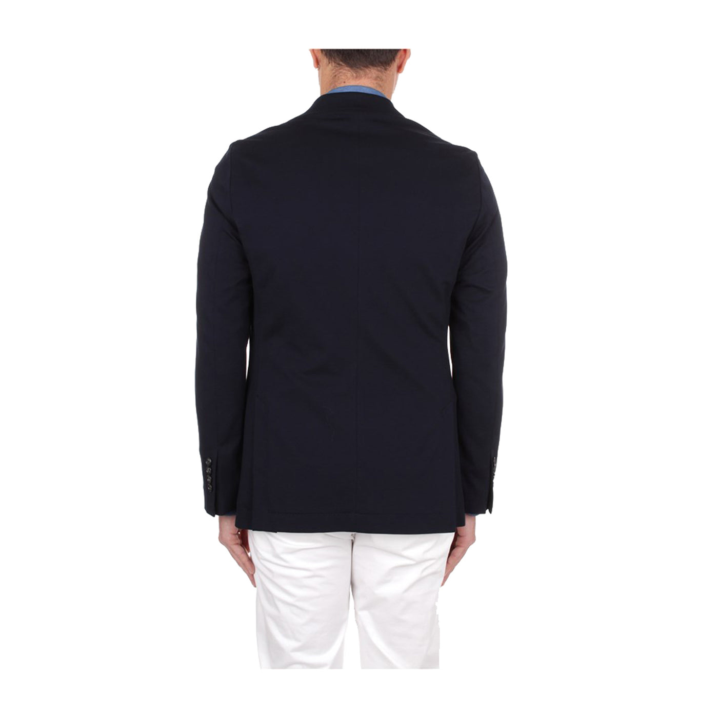 Men's jacket with double rear vent