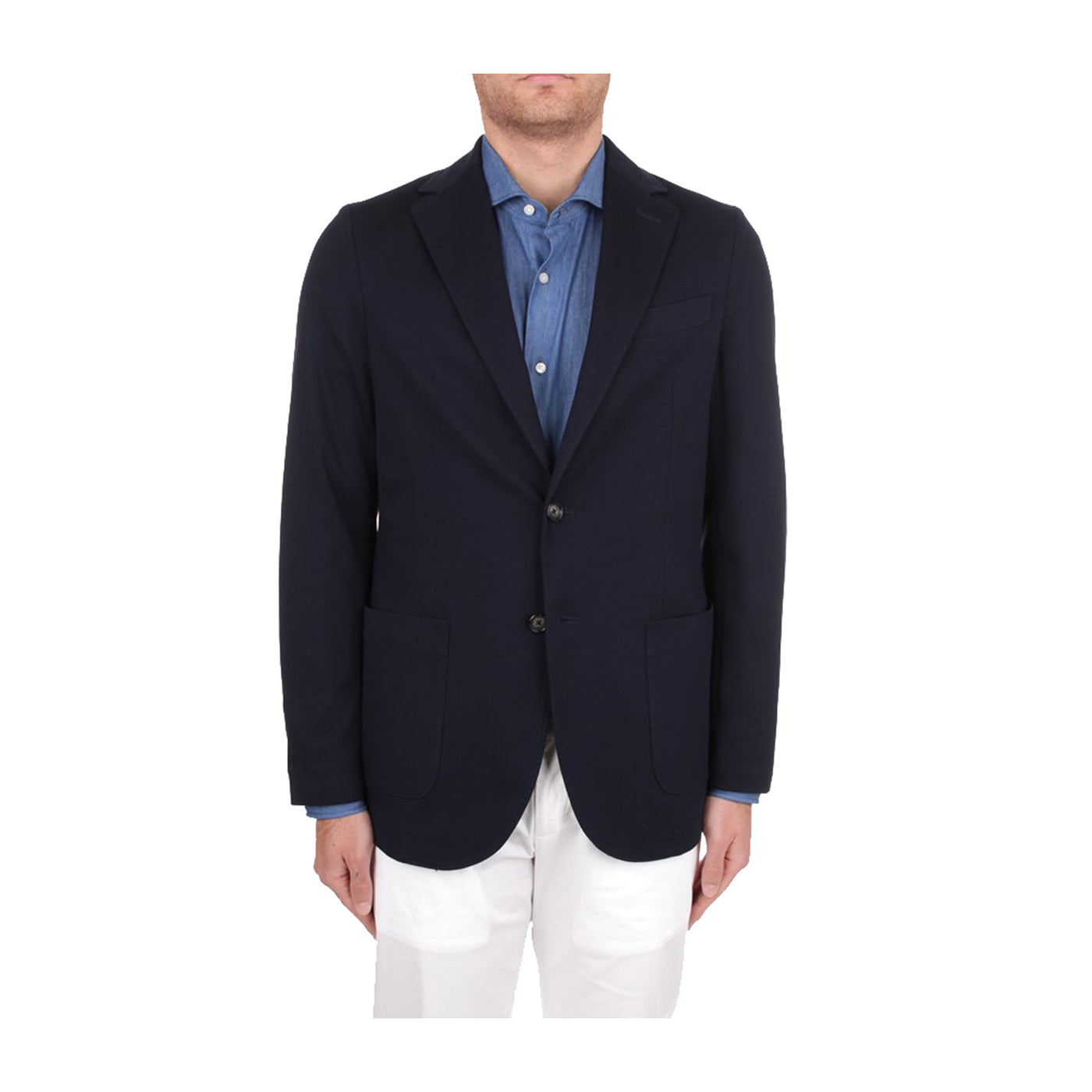 Men's jacket with double rear vent