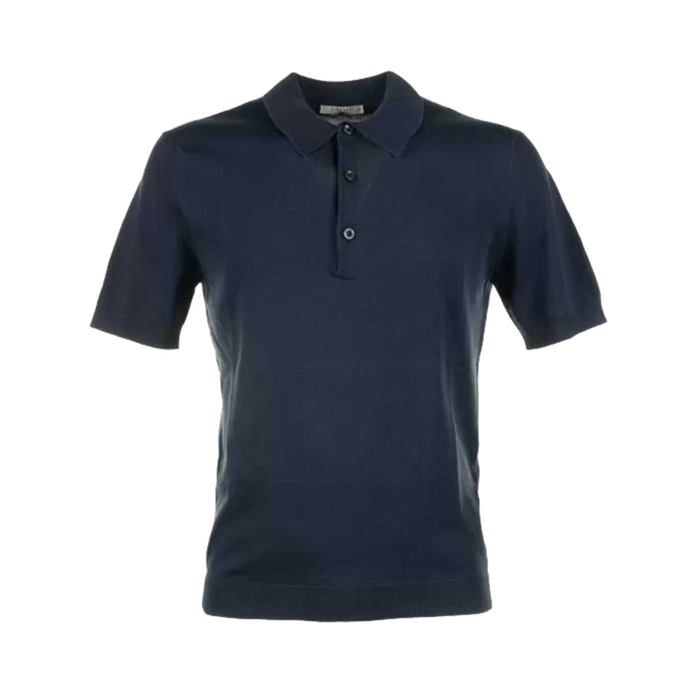 Men's polo shirt with ribbed bottom 