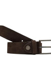 Cintura Uomo in pelle, con fibbia metallica, dal design classico 