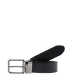 Cintura Uomo Reversibile in pelle 3,5cm Nero/Marrone