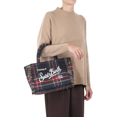 Borsa Donna a mano Colette Wool, con frange laterali e chiusura zip 