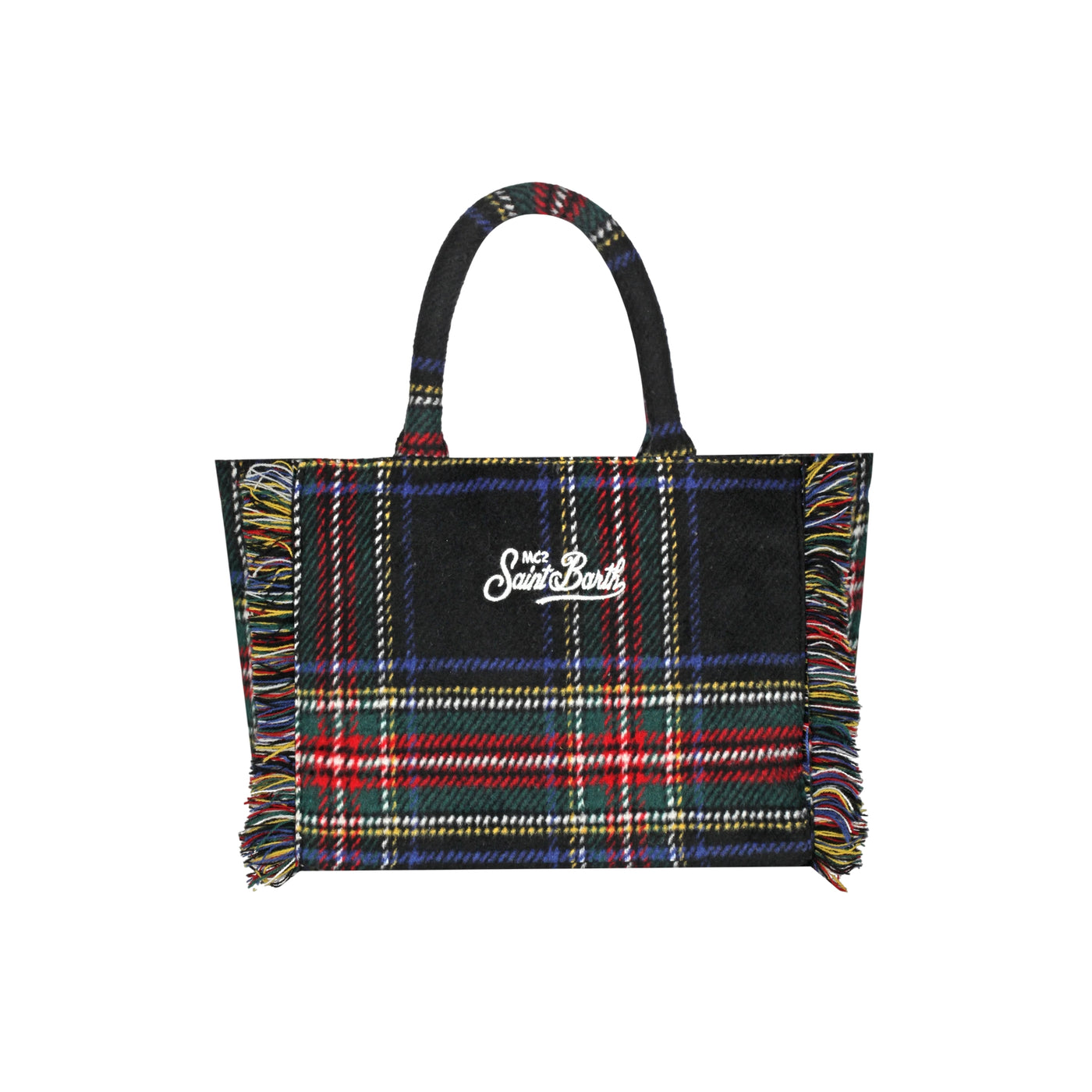 Borsa Donna a mano Colette Wool, con frange laterali e chiusura zip 