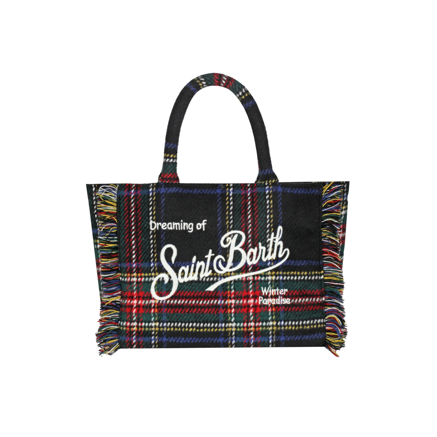 Borsa Donna a mano Colette Wool, con frange laterali e chiusura zip 