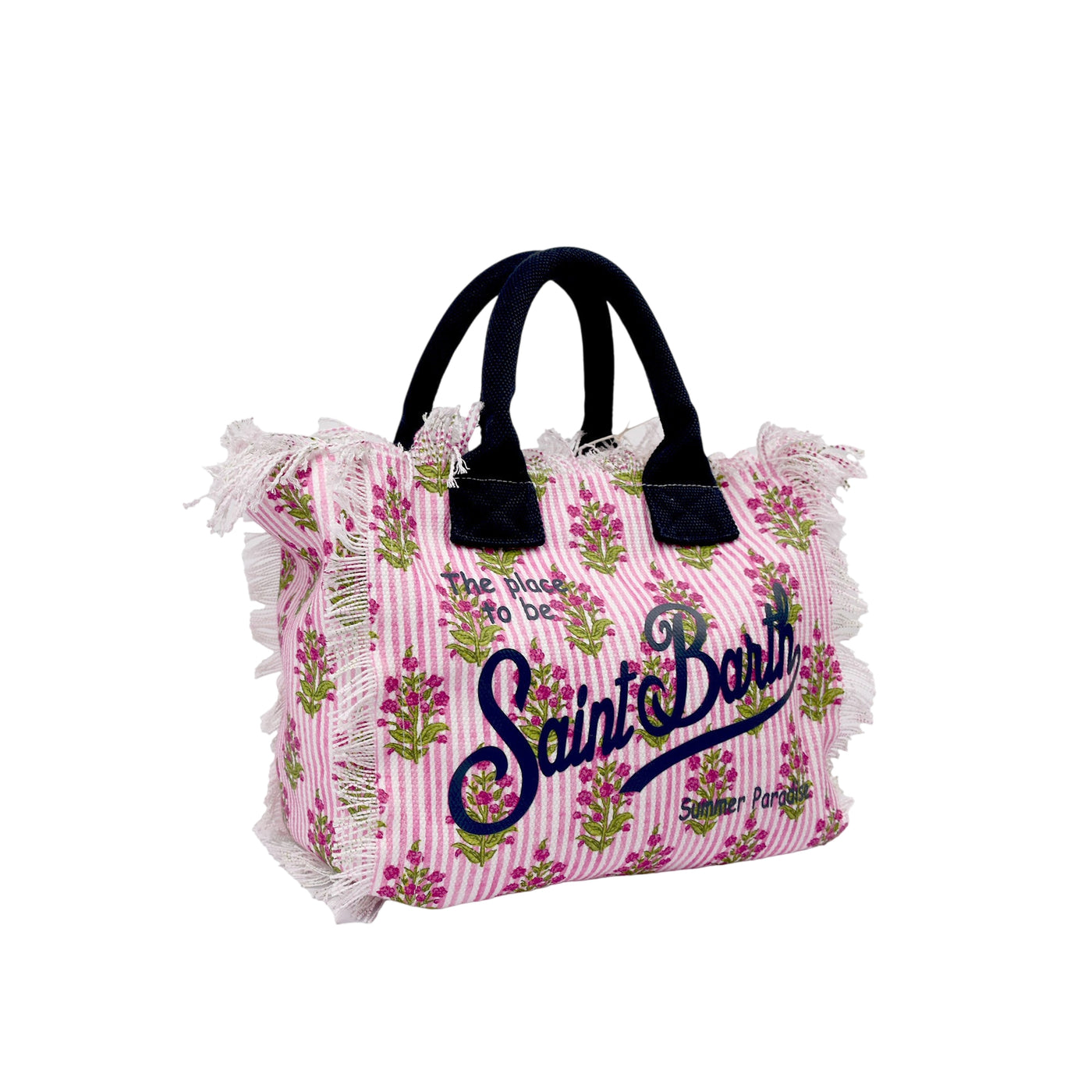 Borsa a mano Donna Colette a righe con fiori