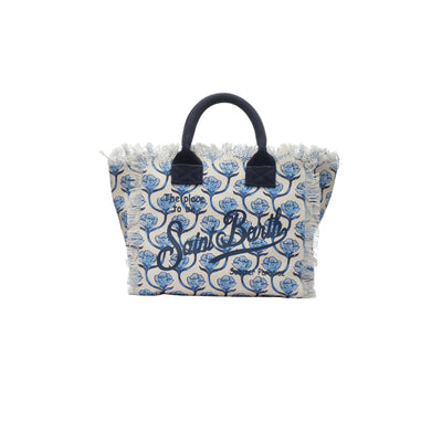 Borsa a mano Donna Colette con fiori blu