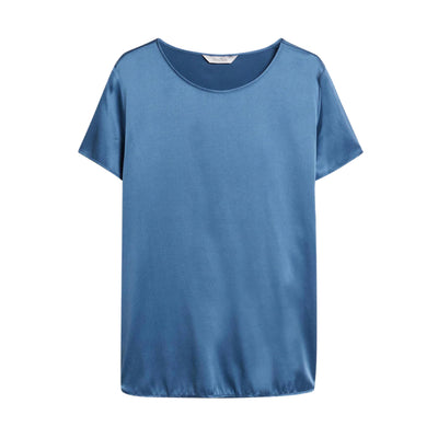 Women's T-Shirt in silk satin