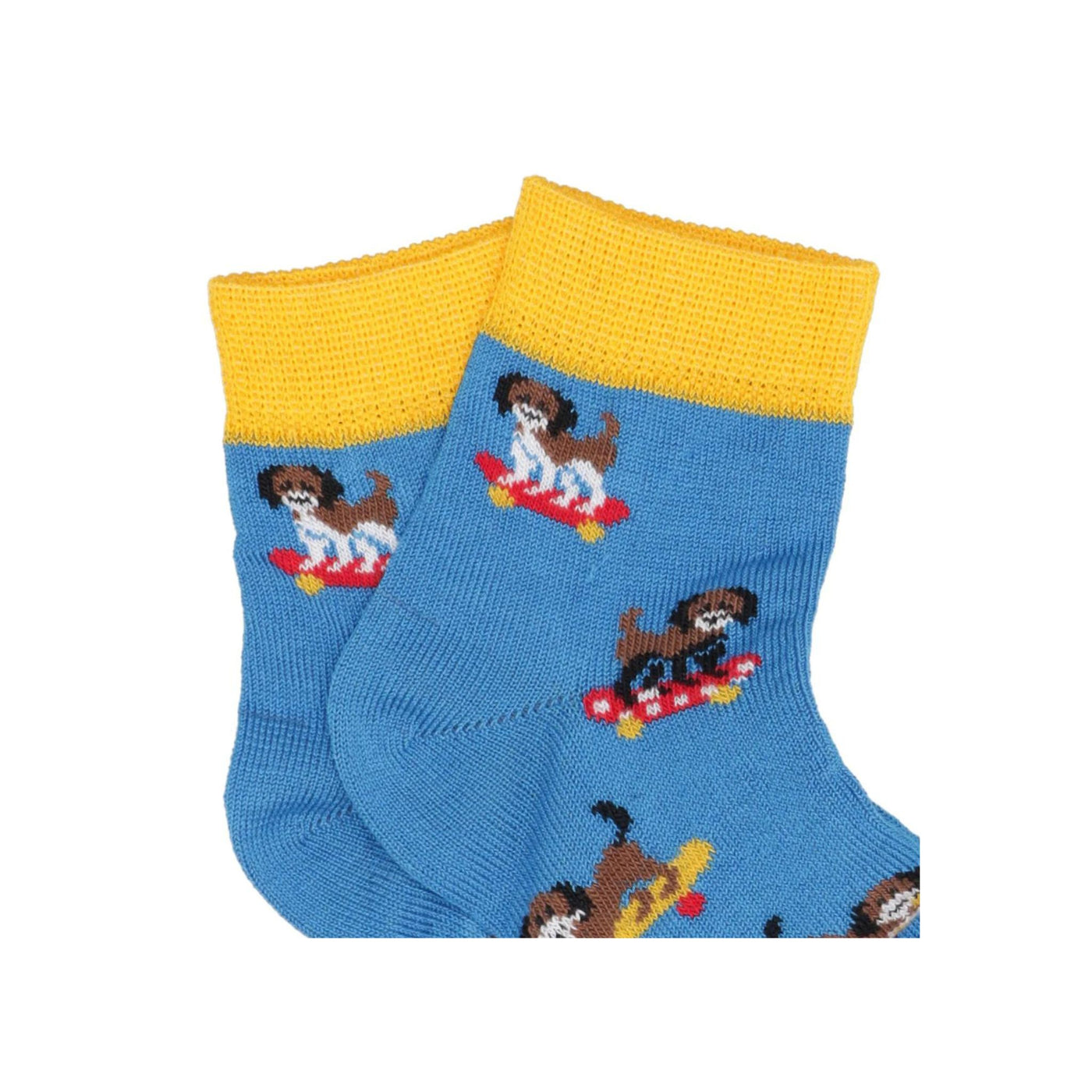Calzini Bambino corti Celesti a fantasia Gallo Old England