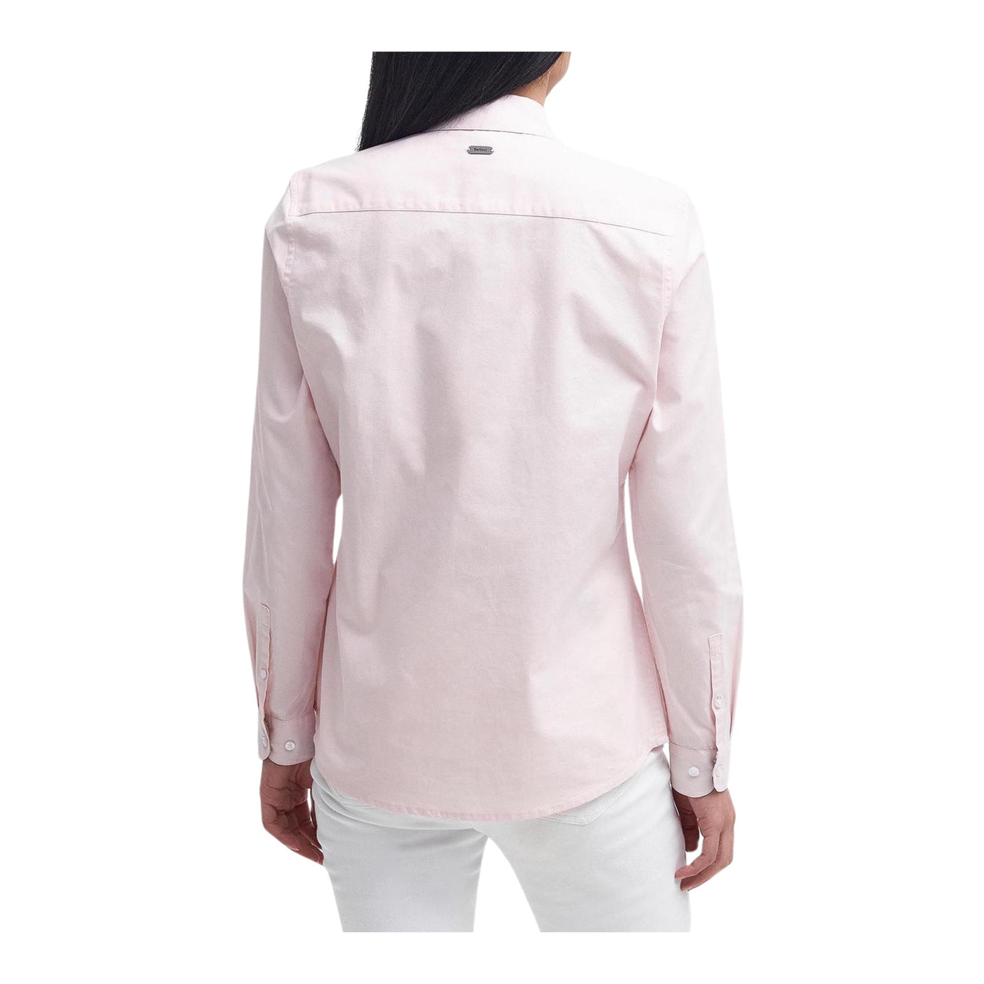 Camicia Donna in cotone oxford con dettagli tartan interni