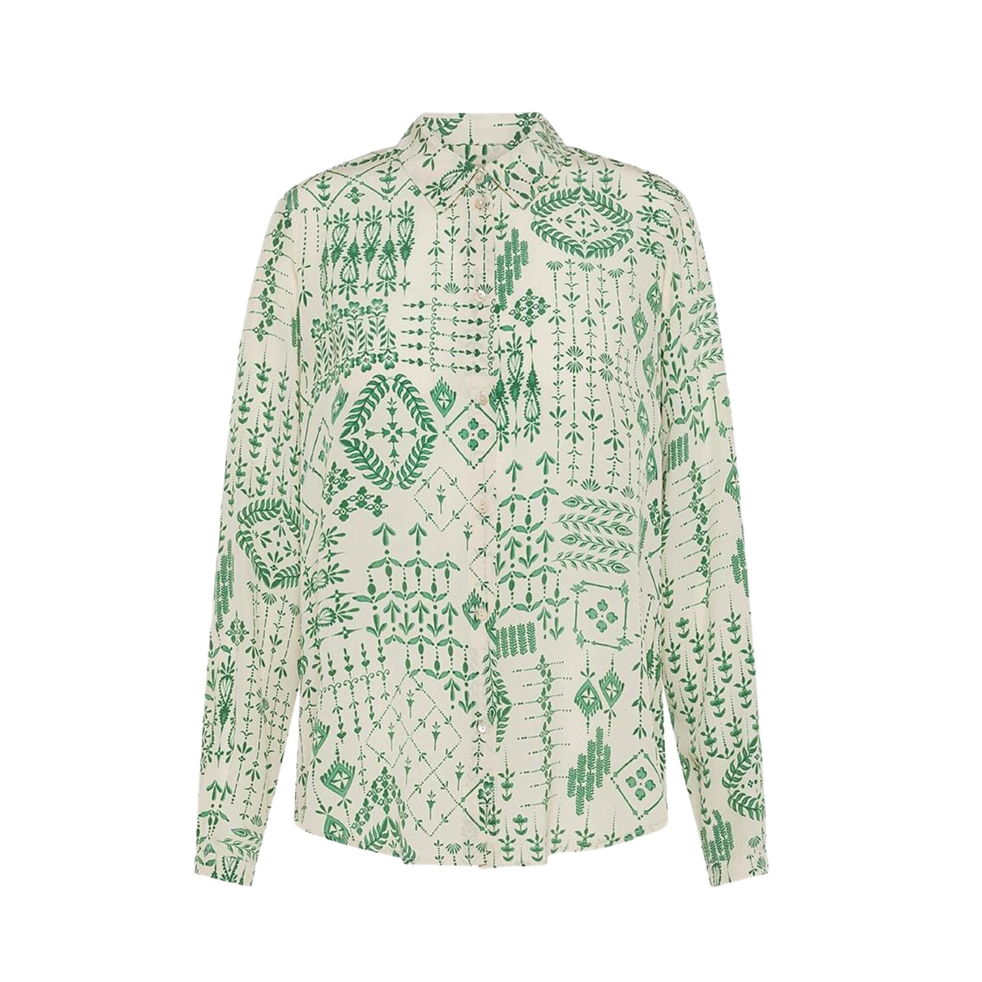 Women's shirt with all-over pattern