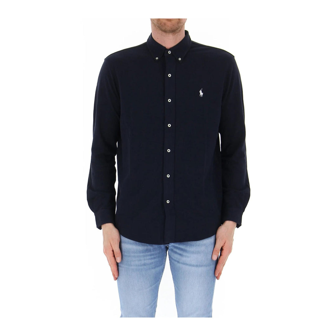 Blue men's cotton shirt Ralph Lauren Old England