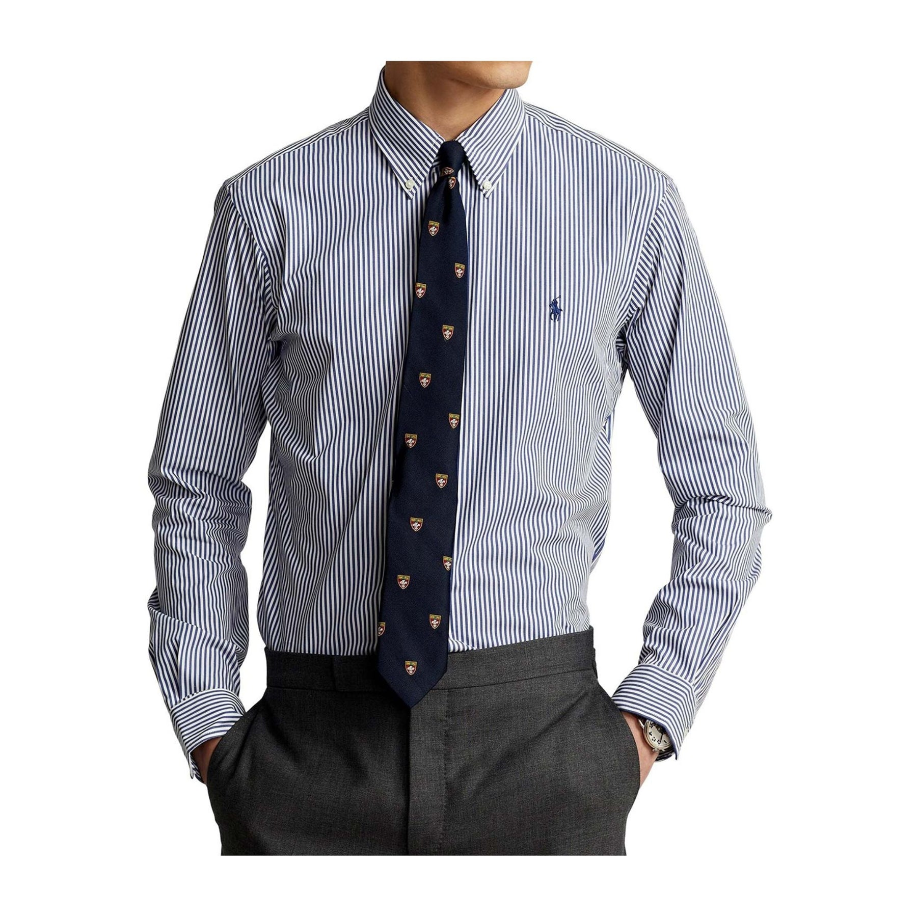 valentine's day ideas ralph lauren vertical striped shirt