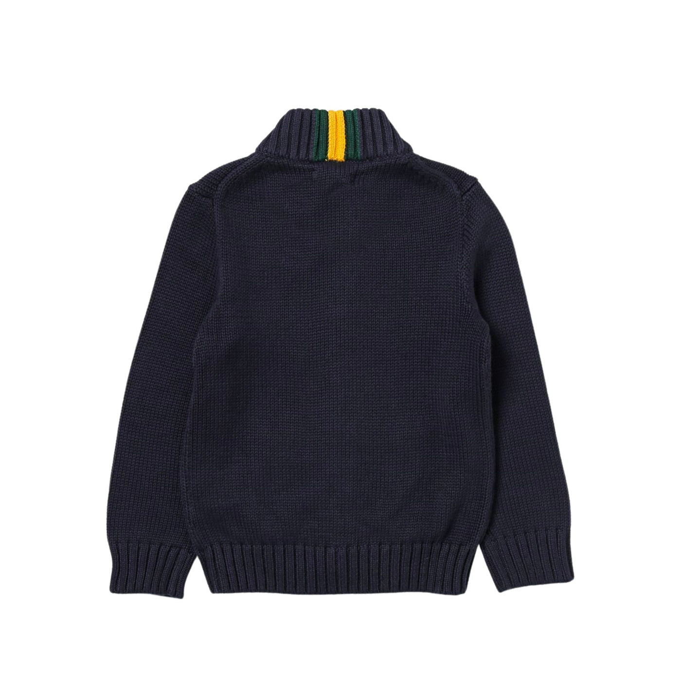 Cardigan Bambino blu con zip Polo Ralph Lauren Old England