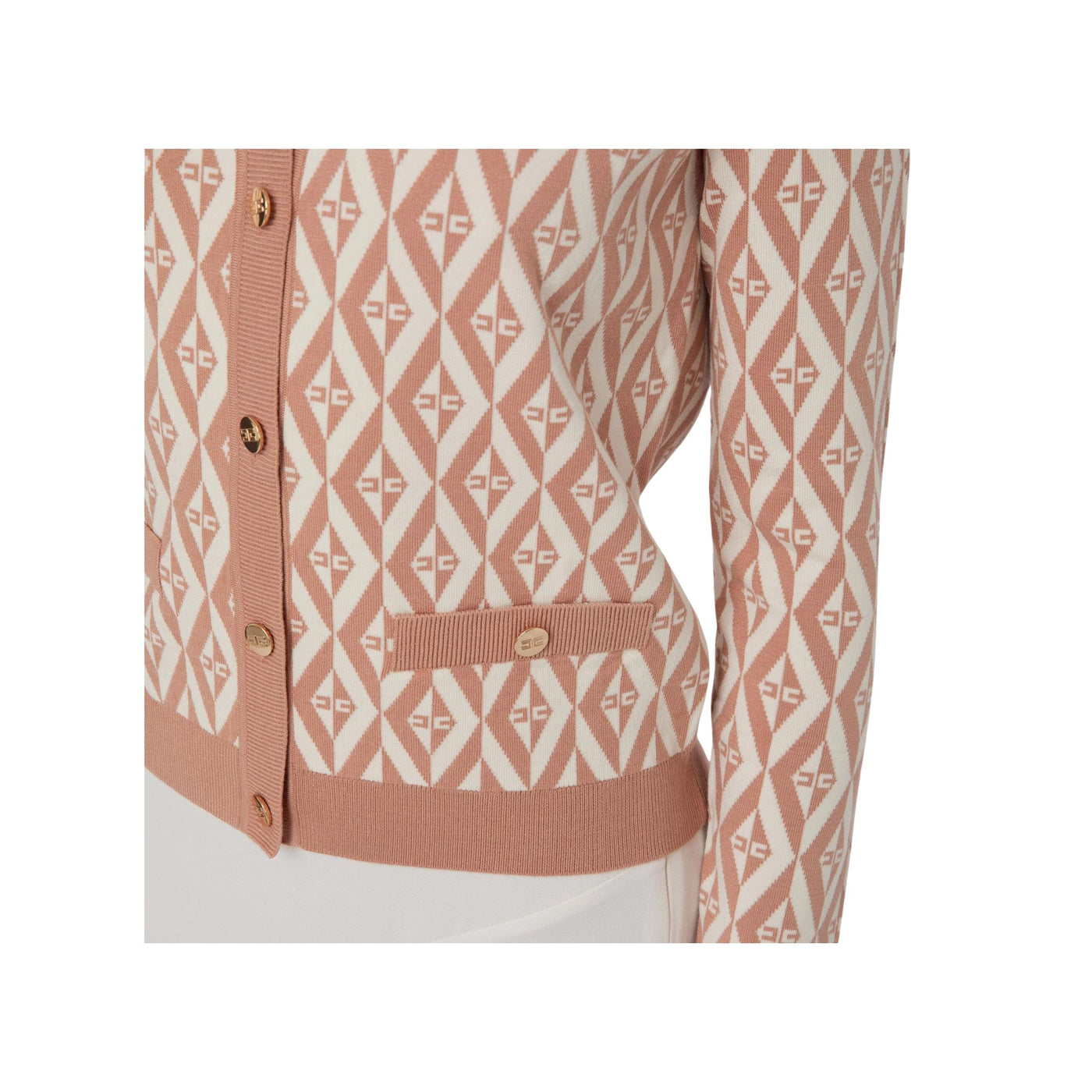 Women's cardigan with all-over pattern