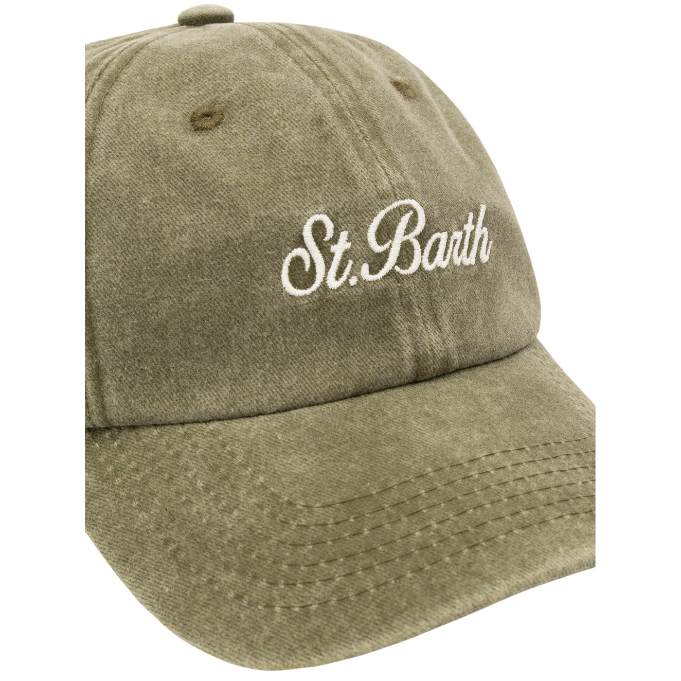 Cappello Uomo Davis in denim verde militare