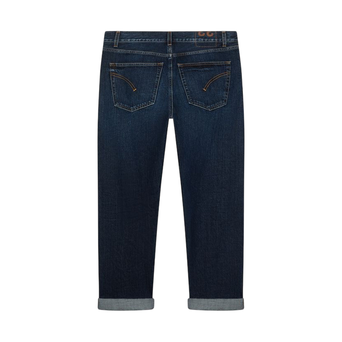 Jeans Uomo 5 tasche con risvolto al fondo retro